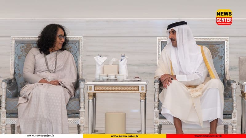 Prime Minister Harini Meets Qatar’s Amir to Convey Sri Lanka’s Condolences