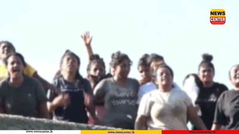 Group of female inmates at Negombo Prison stages rooftop protest